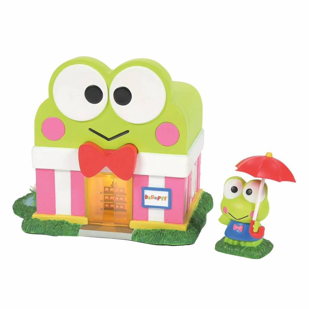 NEW DEPARTMENT 56 keroppi's market in green
